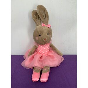 Spark Create Imagine Walmart Ballerina Bunny Pink Lovey Rattle Toy Plush Stuffed